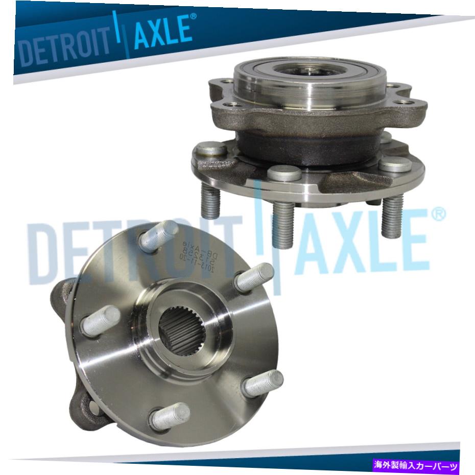 Wheel Hub Bearing Fit 2013 2014 2015 2016-2018 Toyota Rav4の2つの前輪ベアリングハブアセンブリ Fit 2013 2014 2015 2016-2018 Toyota Rav4 for 2 Front Wheel Bearing Hubs Assembly【並行輸入品】