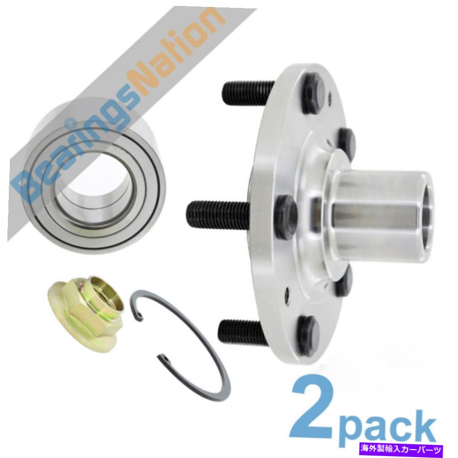 Wheel Hub Bearing 2パックプレミアムホイールベアリングハブアセンブリ930177K融合MKZ 6ミラノ 2 Pack Premium Wheel Bearing Hub Assembly 930177K for Fusion MKZ 6 Milan【並行輸入品】