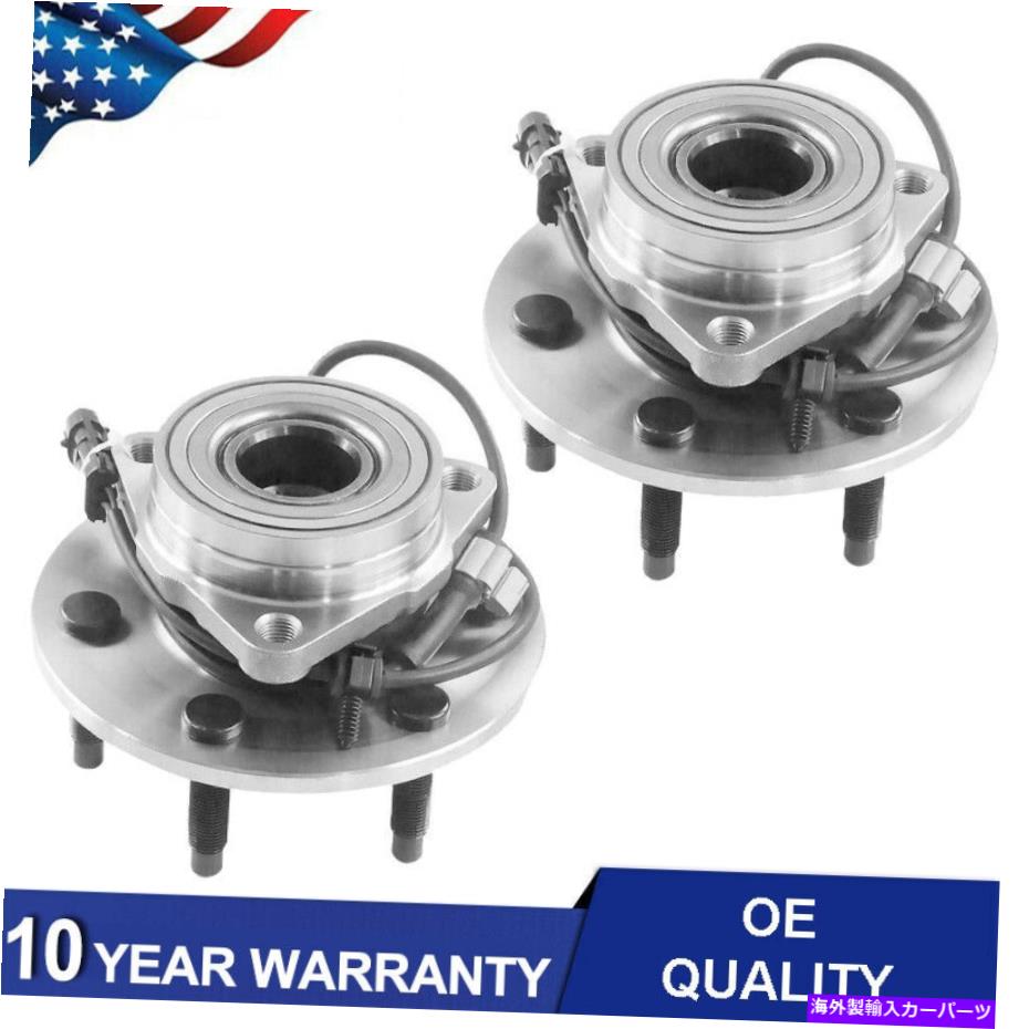 Wheel Hub Bearing 2PCS GMCの前輪ハブ＆ベアリング1999-2006ユーコン1999-2008 Sierra 1500 4WD 2pcs Front Wheel Hub & Bearing For GMC 1999-2006 Yukon 1999-2008 Sierra 1500 4WD【並行輸入品】