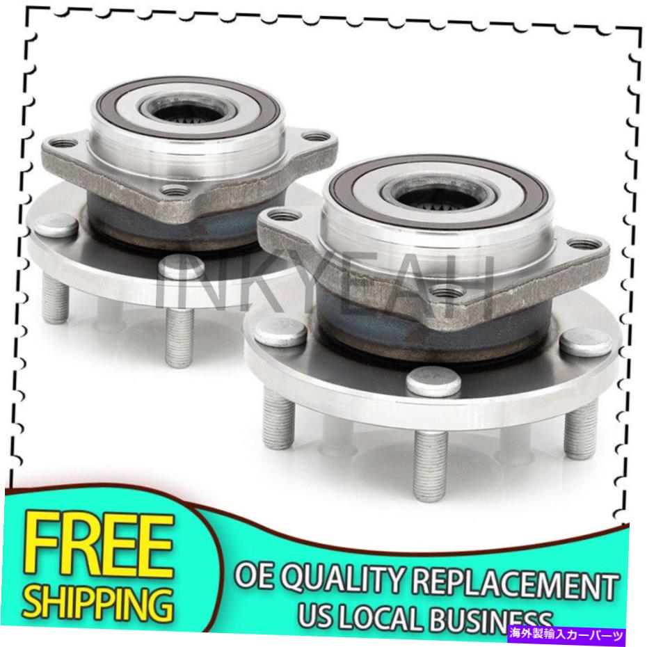 Wheel Hub Bearing [ペア] 08-13スバルインプレッサWRX STIモデルのみの前輪ハブベアリング [Pair] Front Wheel Hub Bearing For 08-13 Subaru Impreza WRX Sti Model Only【並行輸入品】