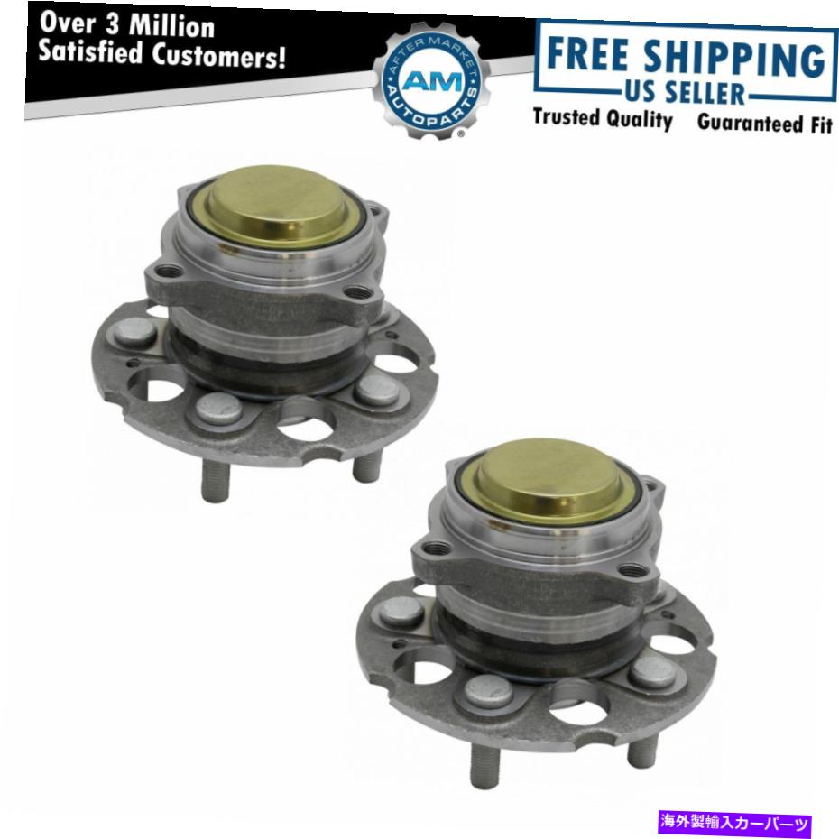 Wheel Hub Bearing ホンダアキュラSUVの後部ベアリング&ハブアセンブリLH RHペアNEW Rear Wheel Bearing & Hub Assembly LH RH Pair for Honda Acura SUV New【並行輸入品】