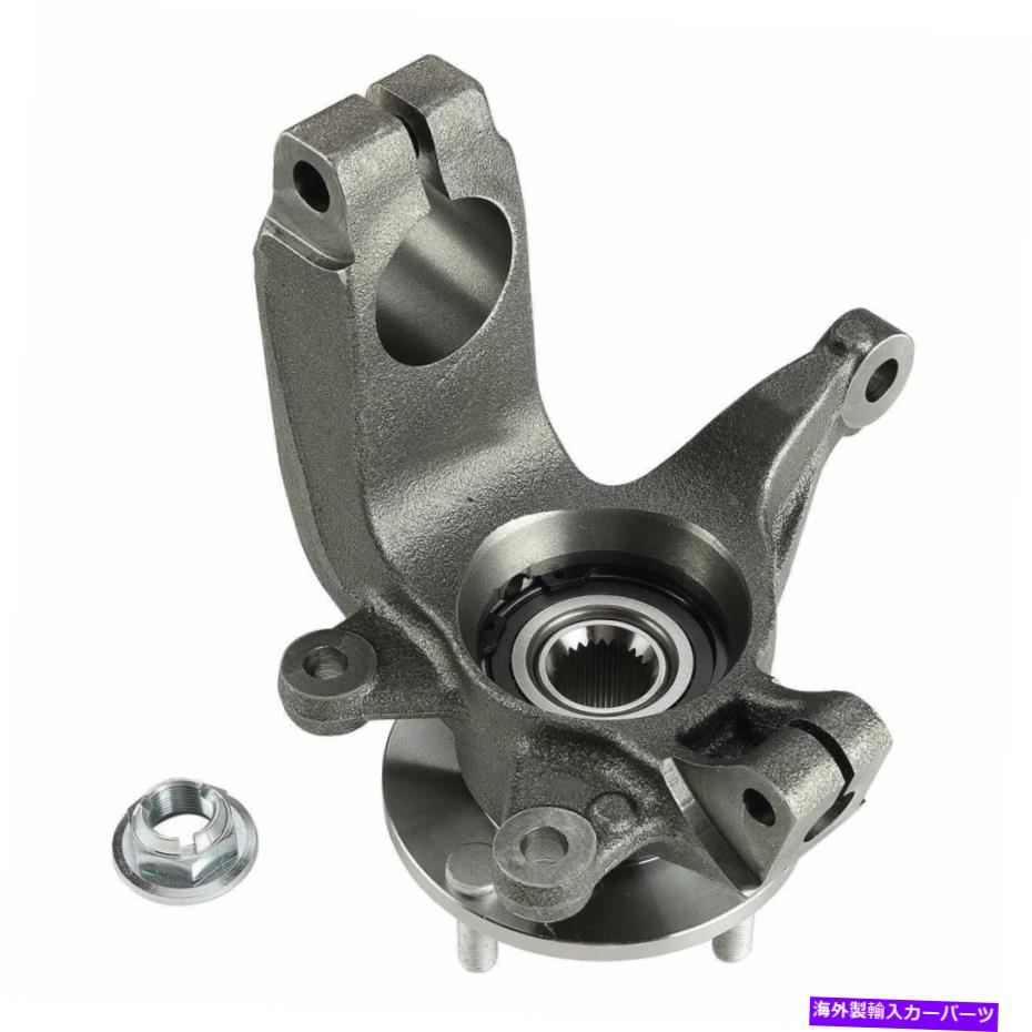 Wheel Hub Bearing Ford Focus 2006-2011のためのフロントRHパッセンジャーホイールベアリングハブナックルアセンブリ Front RH Passenger Wheel Bearing Hub Knuckle Assembly for Ford Focus 2006-2011【並行輸入品】