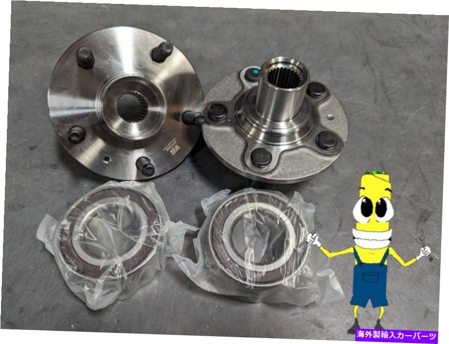 Wheel Hub Bearing シボレーTrax 2015-2022用のフロントホールハブベアリングアセンブリキットセット Front Wheel Hub Bearing Assembly Kit Set for Chevrolet Trax 2015-2022【並行輸入品】