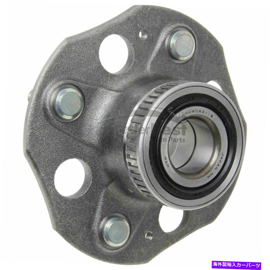 Wheel Hub Bearing ホンダアコード用の1つの新しいBCA車軸ベアリングとハブアセンブリリアWE60458 One New BCA Axle Bearing and Hub Assembly Rear WE60458 for Honda Accord【並行輸入品】