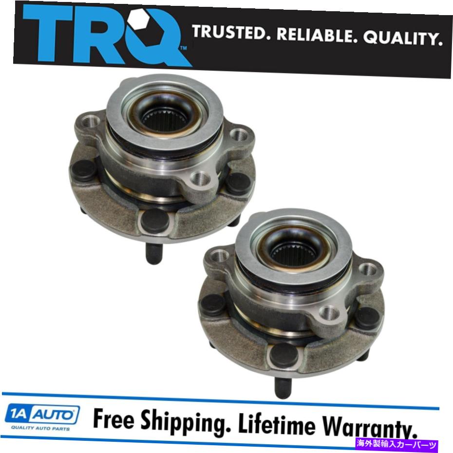 Wheel Hub Bearing TRQフロントホイールベアリング＆ハブアセンブリ＆サイドセット日産ジュークリーフ TRQ Front Wheel Bearing & Hub Assemblies & Side Set Pair for Nissan Juke Leaf【並行輸入品】