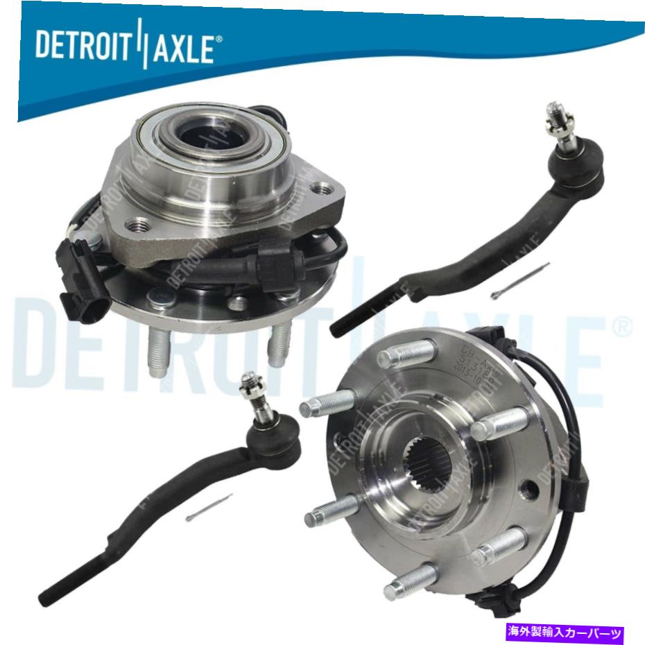 Wheel Hub Bearing 2003年から2009年のシボレーTrailblazer GMC Envoyのフロントホイールベアリングハブアウターティエド Front Wheel Bearing Hub Outer Tierod for 2003-2009 Chevy Trailblazer GMC Envoy【並行輸入品】