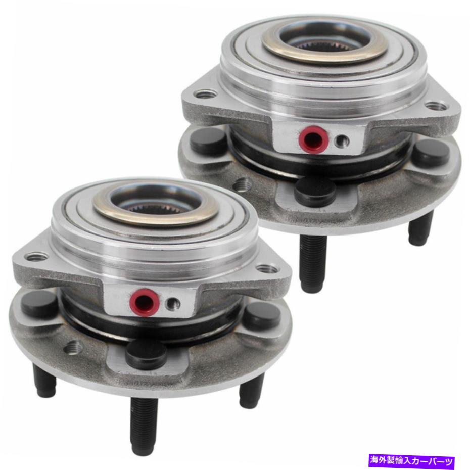 Wheel Hub Bearing 2018-20 Jeep Wrangler 2020グラディエーター5ラグのペアフロントホイールベアリングとハブ Pair Front Wheel Bearing & Hub For 2018-20 Jeep Wrangler 2020 Gladiator 5 Lugs【並行輸入品】