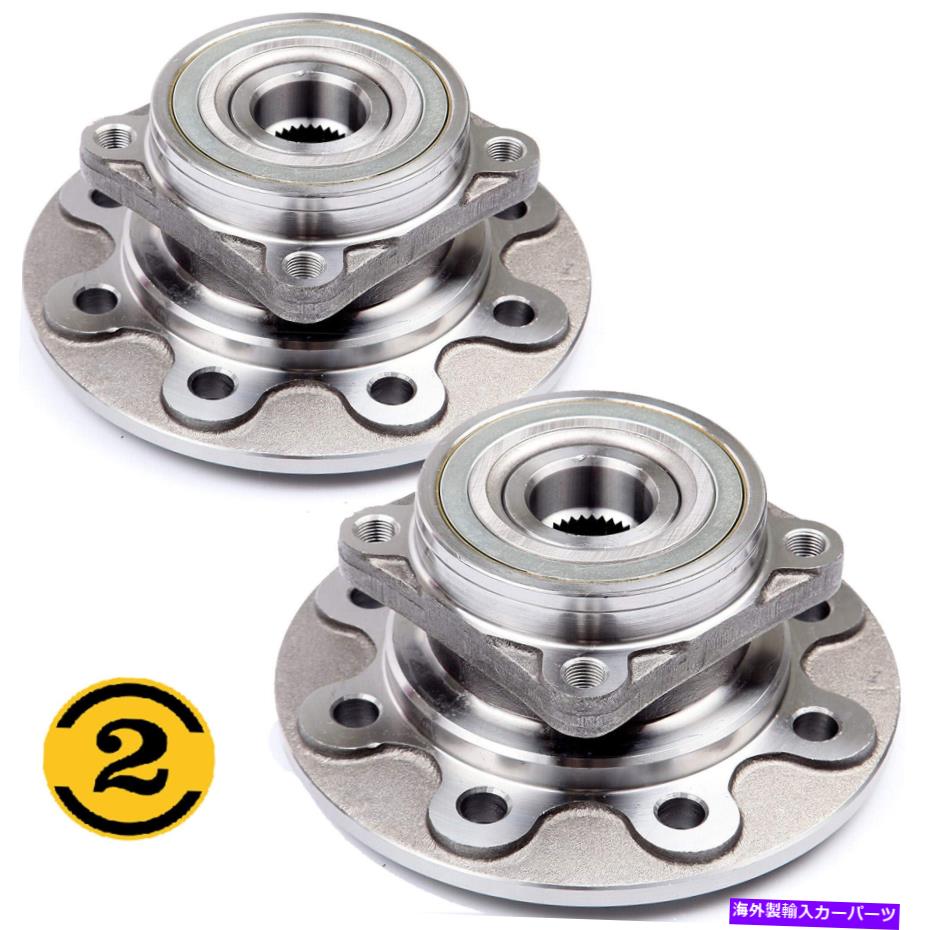 Wheel Hub Bearing 1994年から1999年のダッジラム2500 W/ABS 4WDの前輪ハブベアリングアセンブリのセット Set of Front Wheel Hub Bearing Assembly for 1994-1999 Dodge Ram 2500 w/ABS 4WD【並行輸入品】