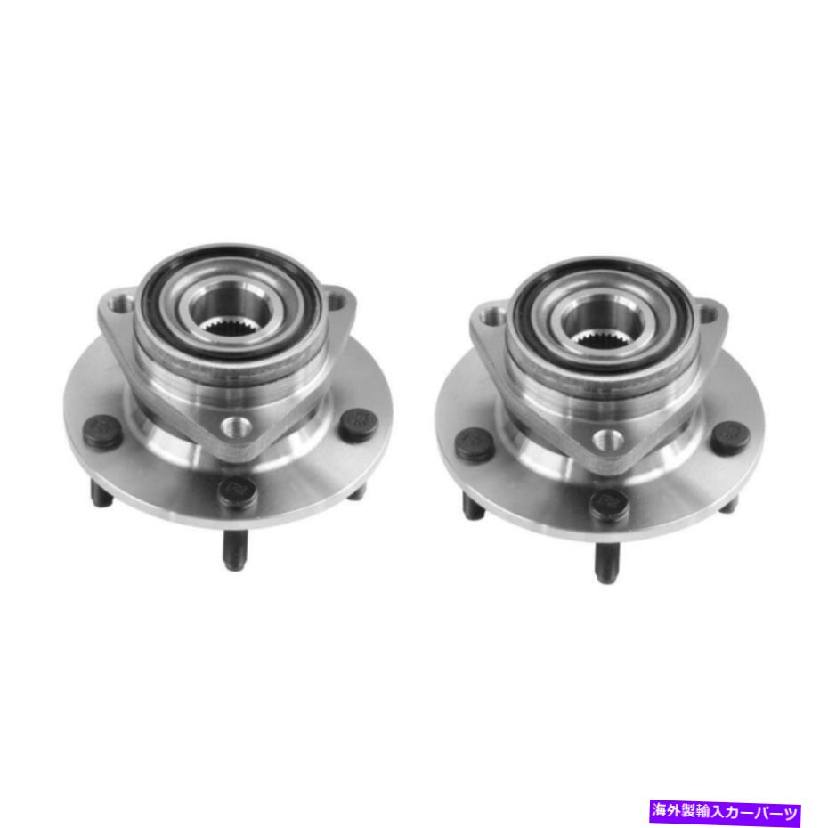 Wheel Hub Bearing 1994-1999 Dodge Ram 1500 4WDの1ペアの前輪ハブ＆ベアリングアセンブリ 1 Pair Front Wheel Hub & Bearing Assembly For 1994-1999 Dodge Ram 1500 4WD【並行輸入品】