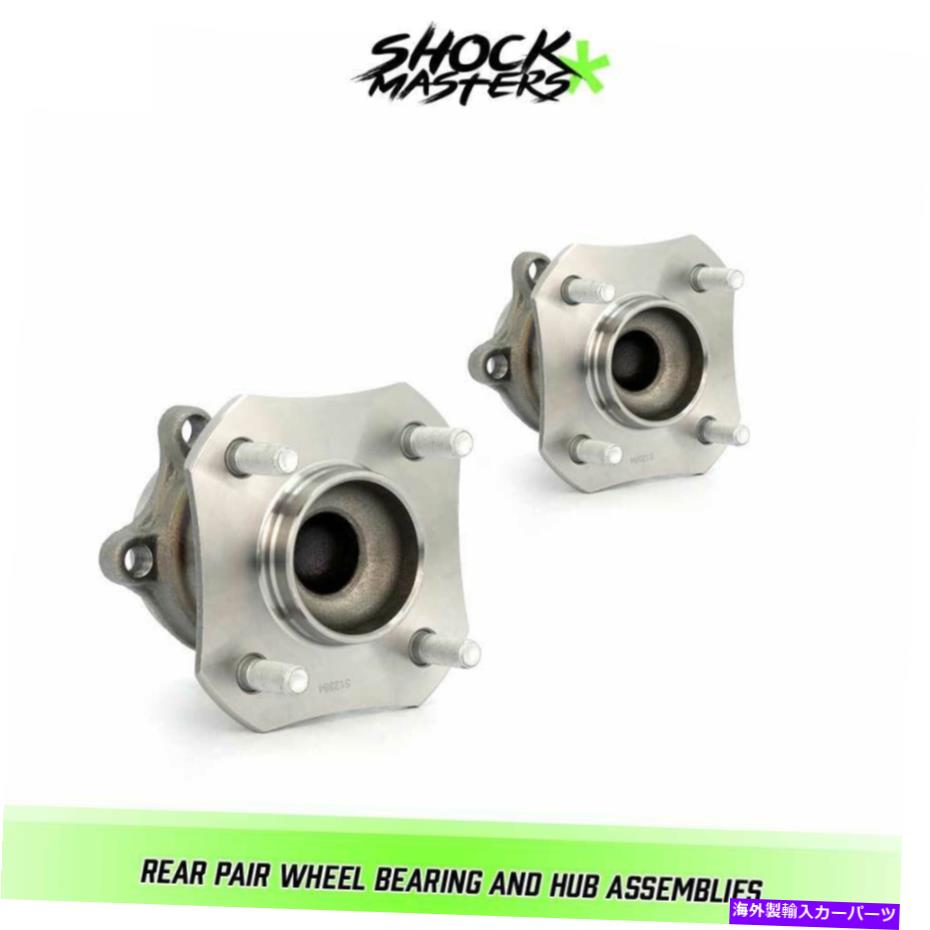 Wheel Hub Bearing 2007年から2012年の日産セントラFWDのリアペアホイールベアリングとハブアセンブリ Rear Pair Wheel Bearing & Hub Assembly For 2007-2012 Nissan Sentra FWD【並行輸入品】