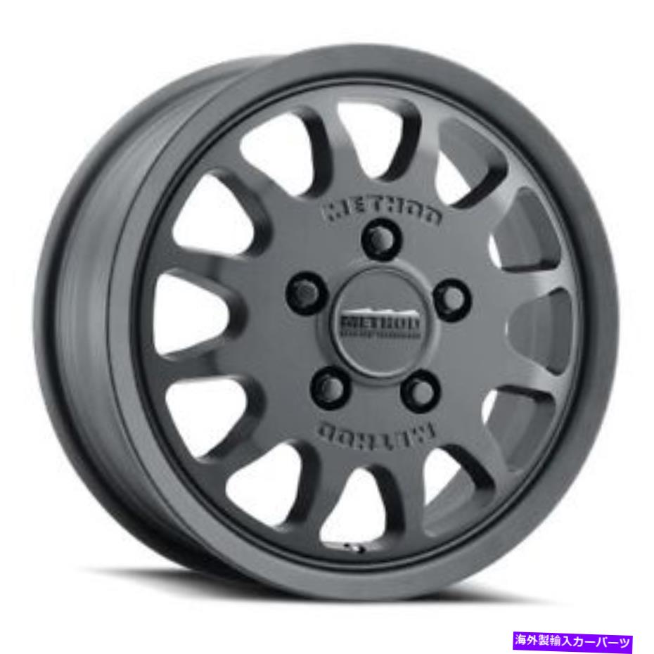 ホイール　４本セット 16x6メソッドレースホイールMR703ビーズグリップマットブラックホイール5x130（68mm）セット4 16x6 Method Race Wheels MR703 Bead Grip Matte Black Wheel 5x130 (68mm) Set of 4【並行輸入品】