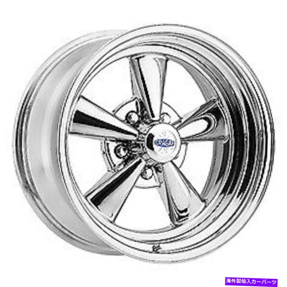 ホイール　４本セット 15x10 Cragar 61c S/S Chromeメッキ2ピースホイール5x4.75（-32mm）セット4 15x10 Cragar 61C S/S Chrome Plated 2-Piece Wheels 5x4.75 (-32mm) Set of 4【並行輸入品】