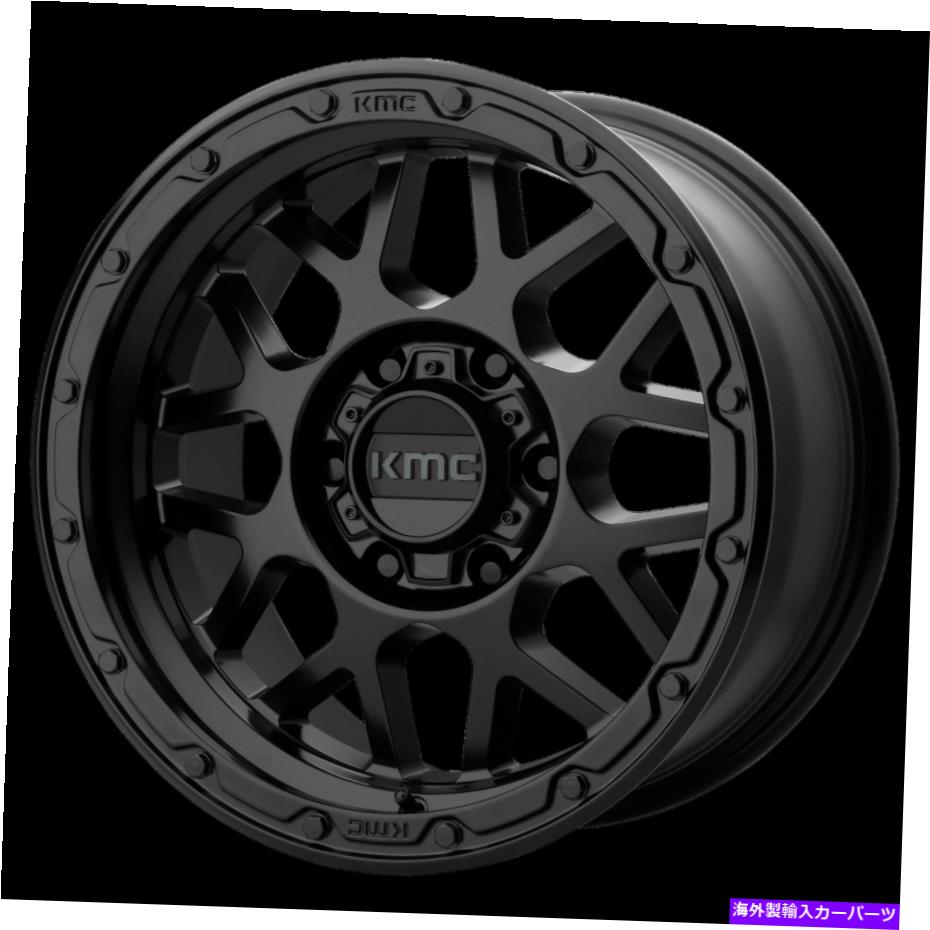 ホイール　４本セット 16x8 kmc km535グレネードオフロードマットブラックホイール6x5.5（-6mm）セット4 16x8 KMC KM535 Grenade Off-Road Matte Black Wheels 6x5.5 (-6mm) Set of 4【並行輸入品】｜Us Custom Parts Shop USDM