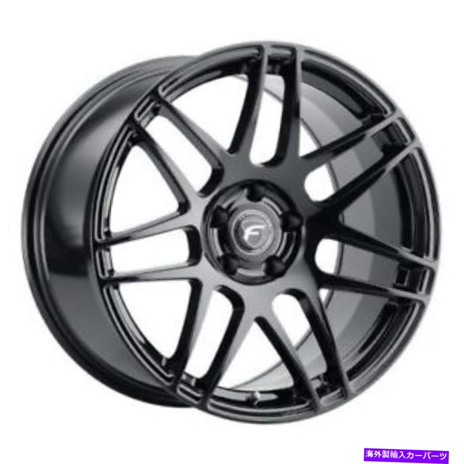 ホイール　４本セット 19x8.5 Fortestar F151 F14光沢ブラックホイール5x120（35mm）セット4 19x8.5 Forgestar F151 F14 Gloss Black Wheels 5x120 (35mm) Set of 4【並行輸入品】