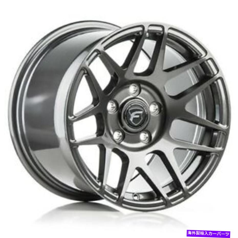ホイール　４本セット 15x10 forgestar f373 f14ドラッググロスアントララサイトホイール6x5.5（38mm）セット4 15x10 Forgestar F373 F14 Drag Gloss Anthracite Wheels 6x5.5 (38mm) Set of 4【並行輸入品】