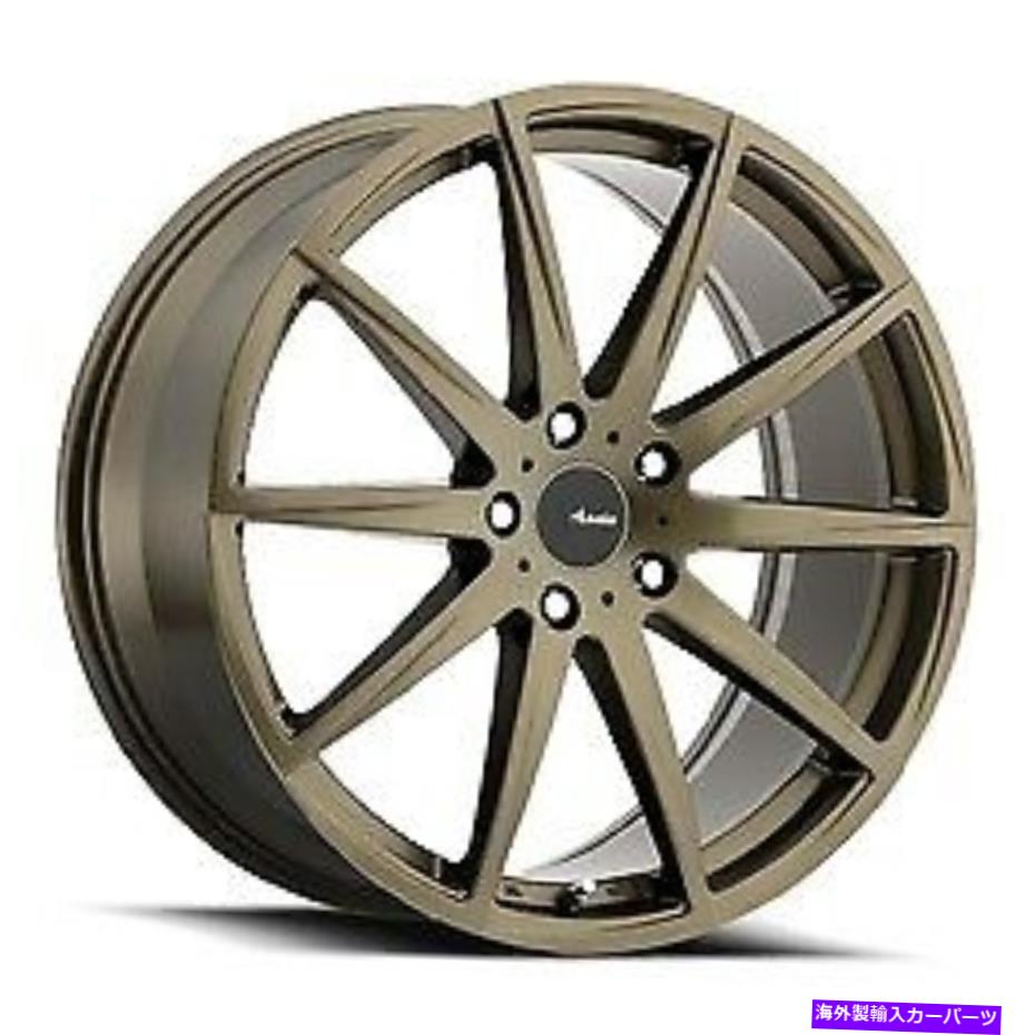 ホイール　４本セット 19x8.5 Advanti Racing 91bz Dieciブロンズホイール5x100（45mm）セット4 19x8.5 Advanti Racing 91BZ Dieci Bronze Wheels 5x100 (45mm) Set of 4【並行輸入品】