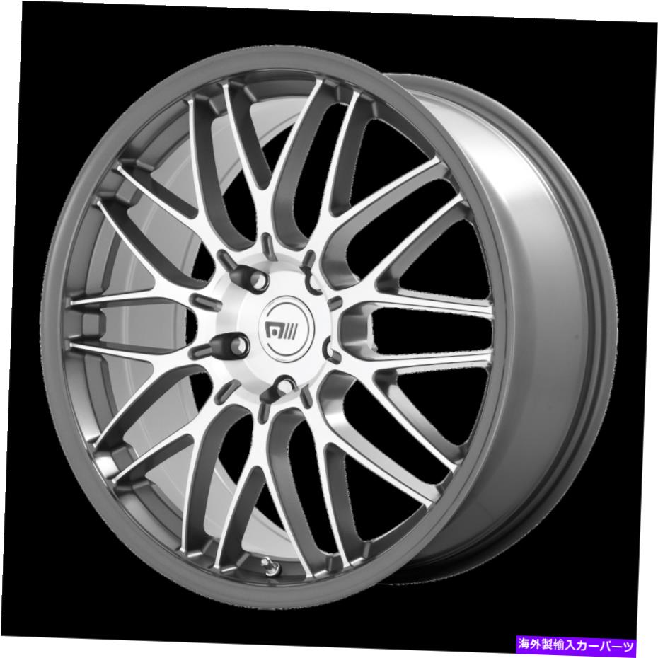 ホイール　４本セット 19x9.5 motegi mr153 cm10機械加工ガンメタルホイール5x100（40mm）セット4 19x9.5 Motegi MR153 CM10 Machined Gunmetal Wheel 5X100 (40mm) Set of 4【並行輸入品】