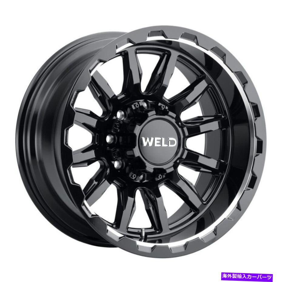 ホイール　４本セット 20x9溶接オフロードW137ガントレットブラックミリングホイール6x135/6x5.5（0mm）セット4 20x9 WELD Off-Road W137 Gauntlet Black Milled Wheels 6x135/6x5.5 (0mm) Set of 4【並行輸入品】