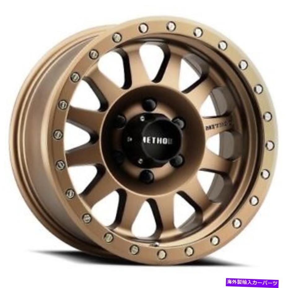 ホイール　４本セット 17x8.5メソッドMR304ダブル標準ブロンズホイール8x170（0mm）4のセット 17x8.5 Method MR304 Double Standard Bronze Wheel 8x170 (0mm) Set of 4【並行輸入品】