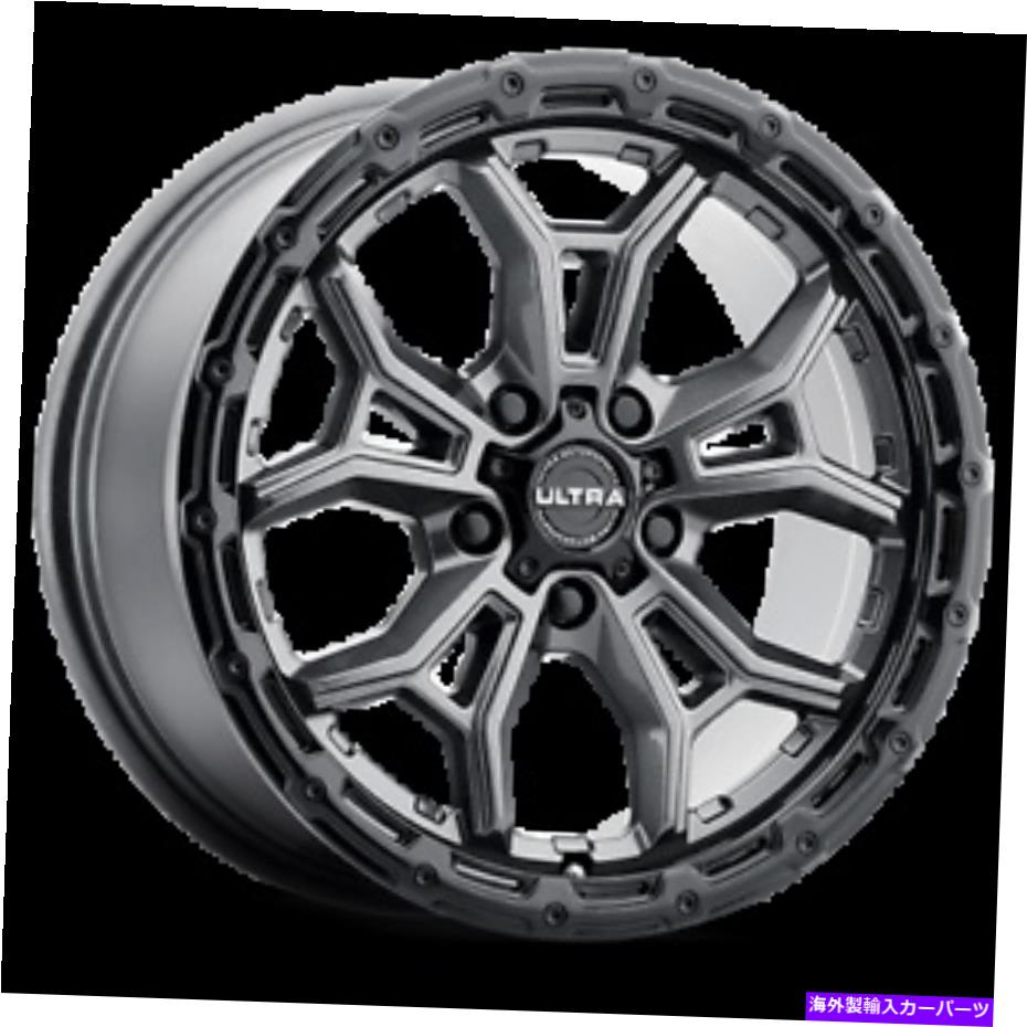 ホイール　４本セット 17x8 Ultra 125gn Warmonger Cuv Anthraciteブラックリップホイール5x120（35mm）セット4 17x8 Ultra 125GN Warmonger CUV Anthracite Black LipWheels 5x120 (35mm) Set of 4【並行輸入品】