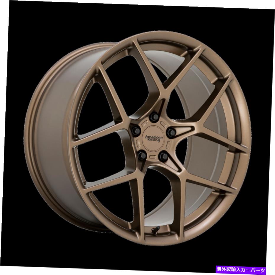 ホイール　４本セット 20x9アメリカンレーシングAR924 Crossfire Matteブロンズホイール5x115（20mm）セット4 20x9 American Racing AR924 Crossfire Matte Bronze Wheels 5x115 (20mm) Set of 4【並行輸入品】