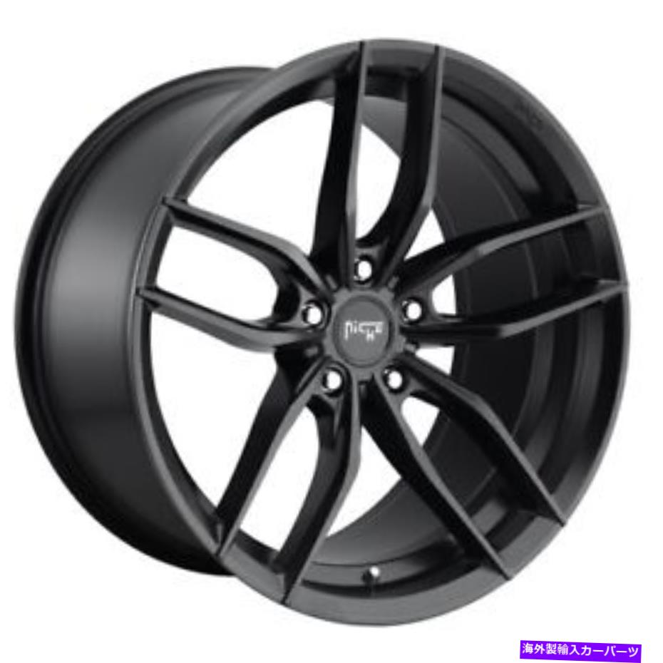 ホイール 4本セット 18x8 M203ニッチVOSSOマットブラックホイール5x4.5(30mm)セット4のセット 18x8 M203 Niche Vosso Matte Black Wheels 5x4.5 (30mm) Set of 4【並行輸入品】|Us Custom Parts Shop USDM