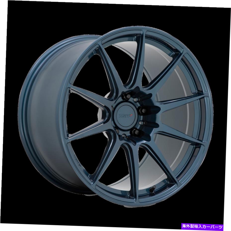 ホイール　４本セット 18x8.5 TSWケモラグロスダークブルーホイール5x4.5（35mm）セット4 18x8.5 TSW Kemora Gloss Dark Blue Wheels 5x4.5 (35mm) Set of 4【並行輸入品】
