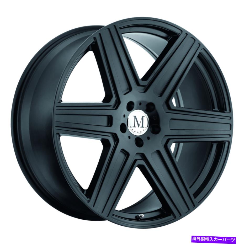 ホイール　４本セット 19x9.5マンドラスアトラスマットブラックホイール5x112（53mm）セット4 19x9.5 Mandrus Atlas Matte Black Wheels 5x112 (53mm) Set of 4【並行輸入品】