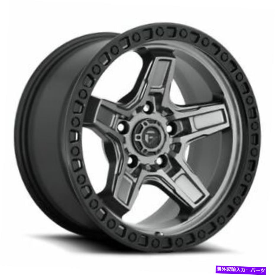 ホイール　４本セット 17x9 d698燃料キッカーマットガンメタルブラックホイール5x5（1mm）セット4のセット 17x9 D698 Fuel Kicker Matte Gunmetal Black Wheels 5x5 (1mm) Set of 4【並行輸入品】｜Us Custom Parts Shop USDM