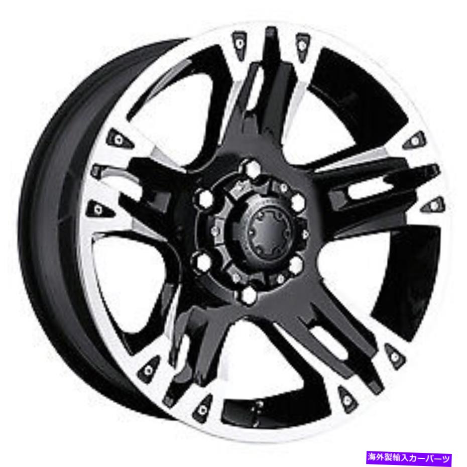 ホイール　４本セット 20x9ウルトラ235bマーベリックグロスブラックホイール6x5.5（18mm）セット4 20x9 Ultra 235B Maverick Gloss Black Wheels 6x5.5 (18mm) Set of 4【並行輸入品】
