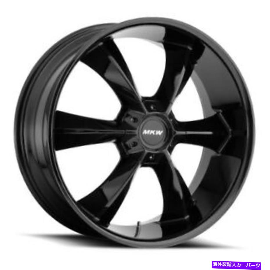 ホイール　４本セット 20x9 mkw m119グロスブラックホイール5x115（18mm）4のセット 20x9 MKW M119 Gloss Black Wheels 5x115 (18mm) Set of 4【並行輸入品】