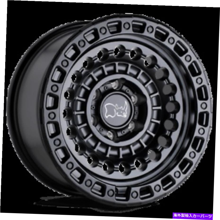 ホイール　４本セット 17x8.5ブラックサイセンチネルマットブラックホイール8x180（0mm）セット4 17x8.5 Black Rhino Sentinel Matte Black Wheels 8x180 (0mm) Set of 4【並行輸入品】
