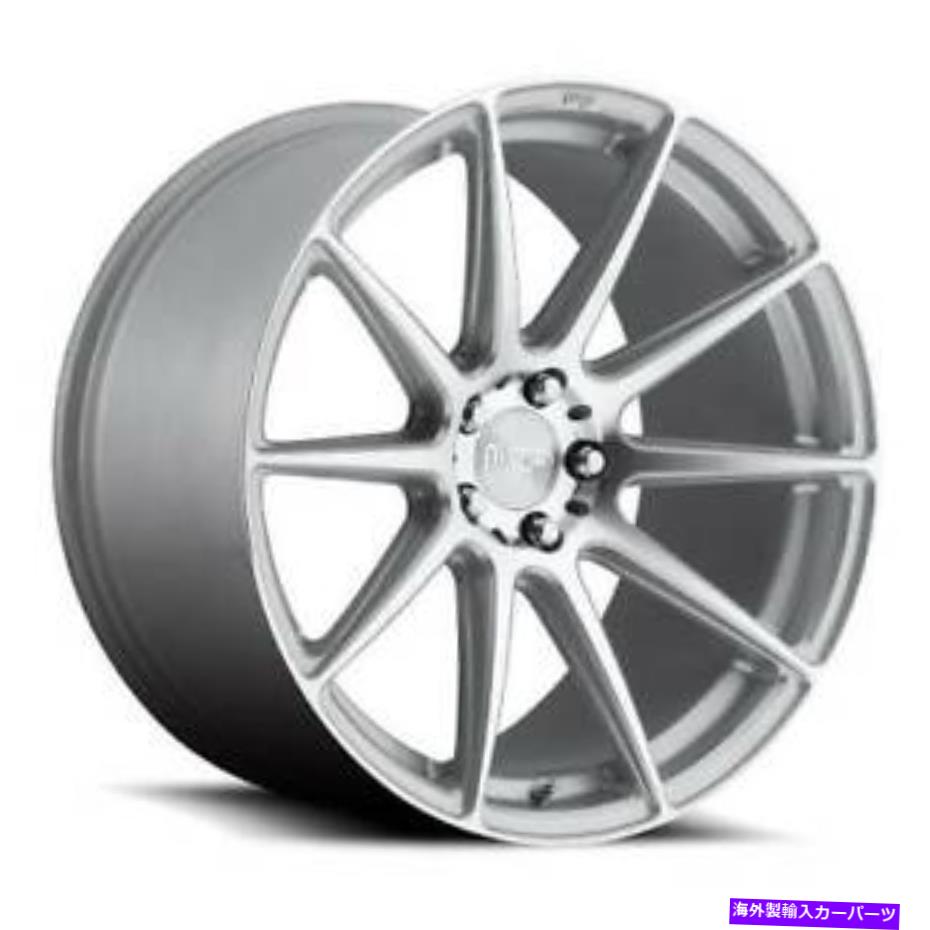 ホイール　４本セット 18x8 M146ニッチエッセンシルバー機械加工ホイール5x4.5（40mm）セット4 18x8 M146 Niche Essen Silver Machined Wheels 5x4.5 (40mm) Set of 4【並行輸入品】