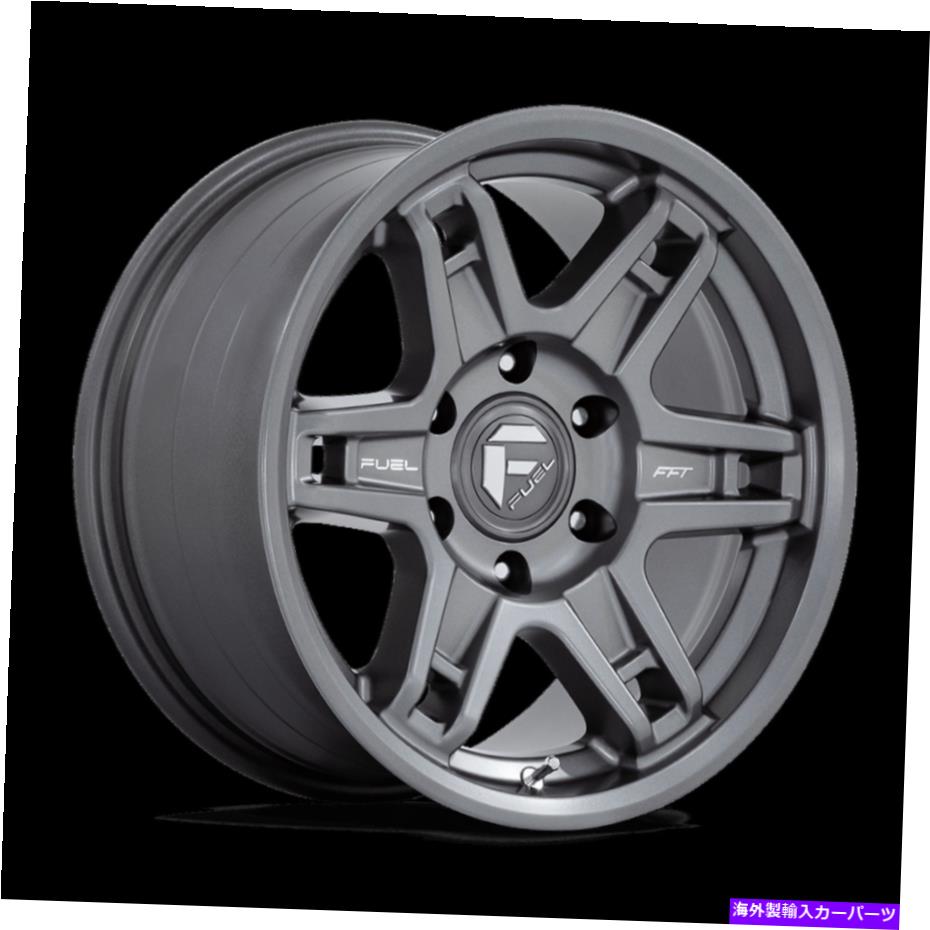 ホイール　４本セット 17x9燃料D838スレイヤーマットガンメタルホイール5x5（-38mm）セット4 17x9 Fuel D838 Slayer Matte Gunmetal Wheels 5x5 (-38mm) Set of 4【並行輸入品】
