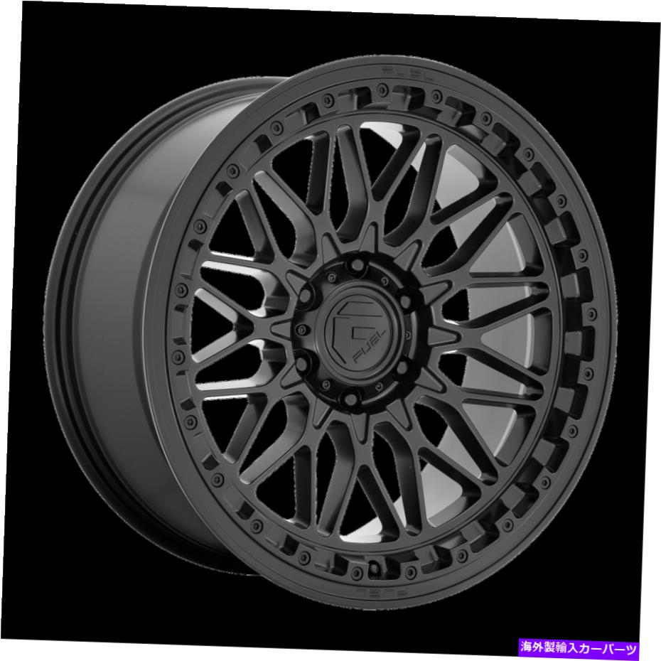 ホイール　４本セット 17x9燃料オフロードD757トリガーマットブラックホイール5x5（-12mm）セット4 17x9 Fuel Off-Road D757 Trigger Matte Black Wheels 5x5 (-12mm) Set of 4【並行輸入品】