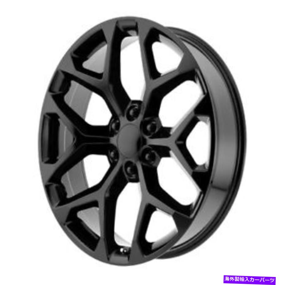 ホイール　４本セット 22x9 OE Creations PR176マットブラックホイール6x5.5（24mm）セット4 22x9 OE Creations PR176 Matte Black Wheels 6x5.5 (24mm) Set of 4【並行輸入品】
