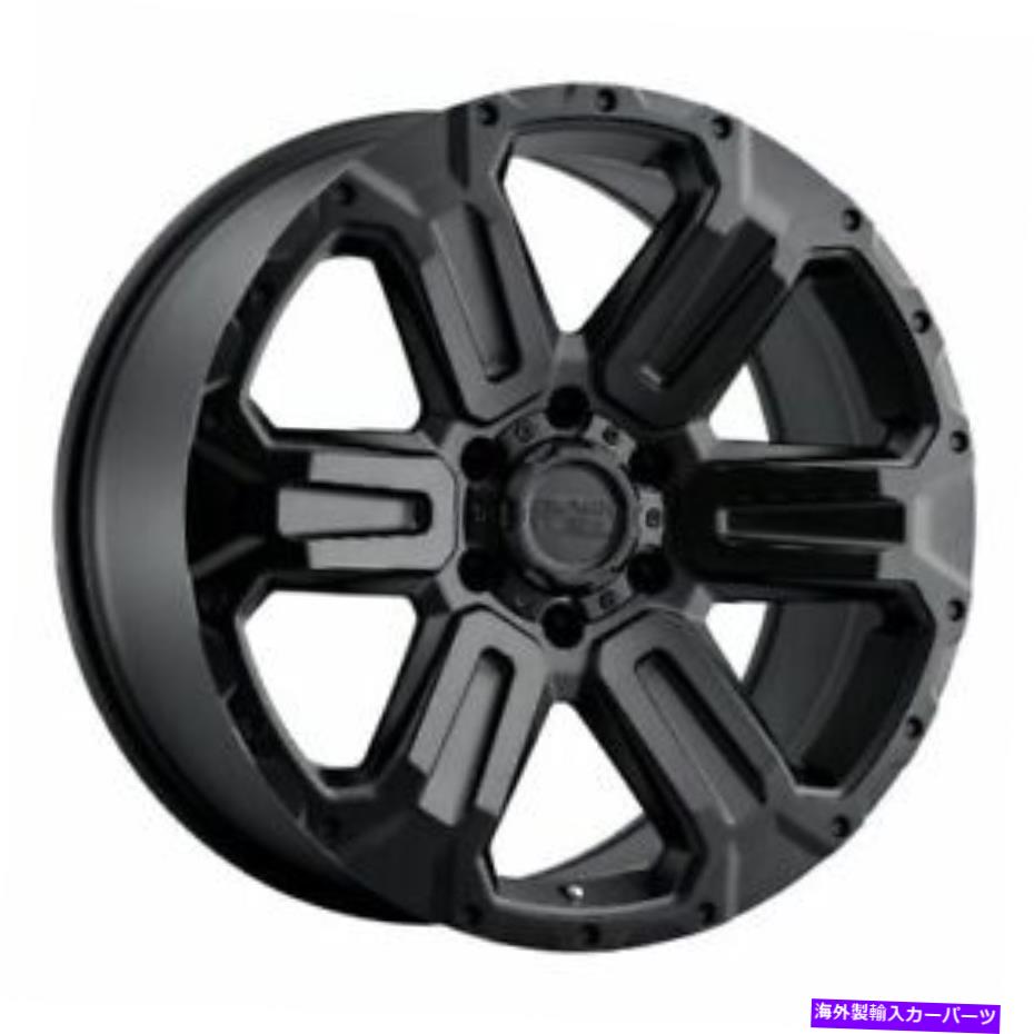 ホイール　４本セット 17x8.5ブラックサイワナカマットブラックホイール6x135（12mm）セット4 17x8.5 Black Rhino Wanaka Matte Black Wheels 6x135 (12mm) Set of 4【並行輸入品】