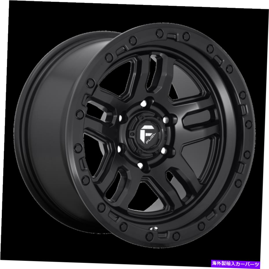 ホイール　４本セット 17x9 d700燃料弾薬マットブラックホイール5x5（1mm）セット4のセット 17x9 D700 Fuel Ammo Matte Black Wheels 5x5 (1mm) Set of 4【並行輸入品】｜Us Custom Parts Shop USDM