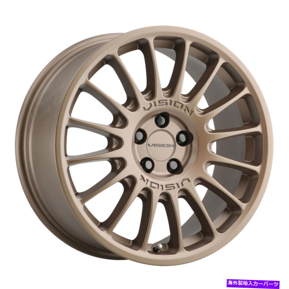 ホイール　４本セット 20x8.5ビジョン477モナコブロンズホイール5x115（35mm）セット4 20x8.5 Vision 477 Monaco Bronze Wheels 5x115 (35mm) Set of 4【並行輸入品】