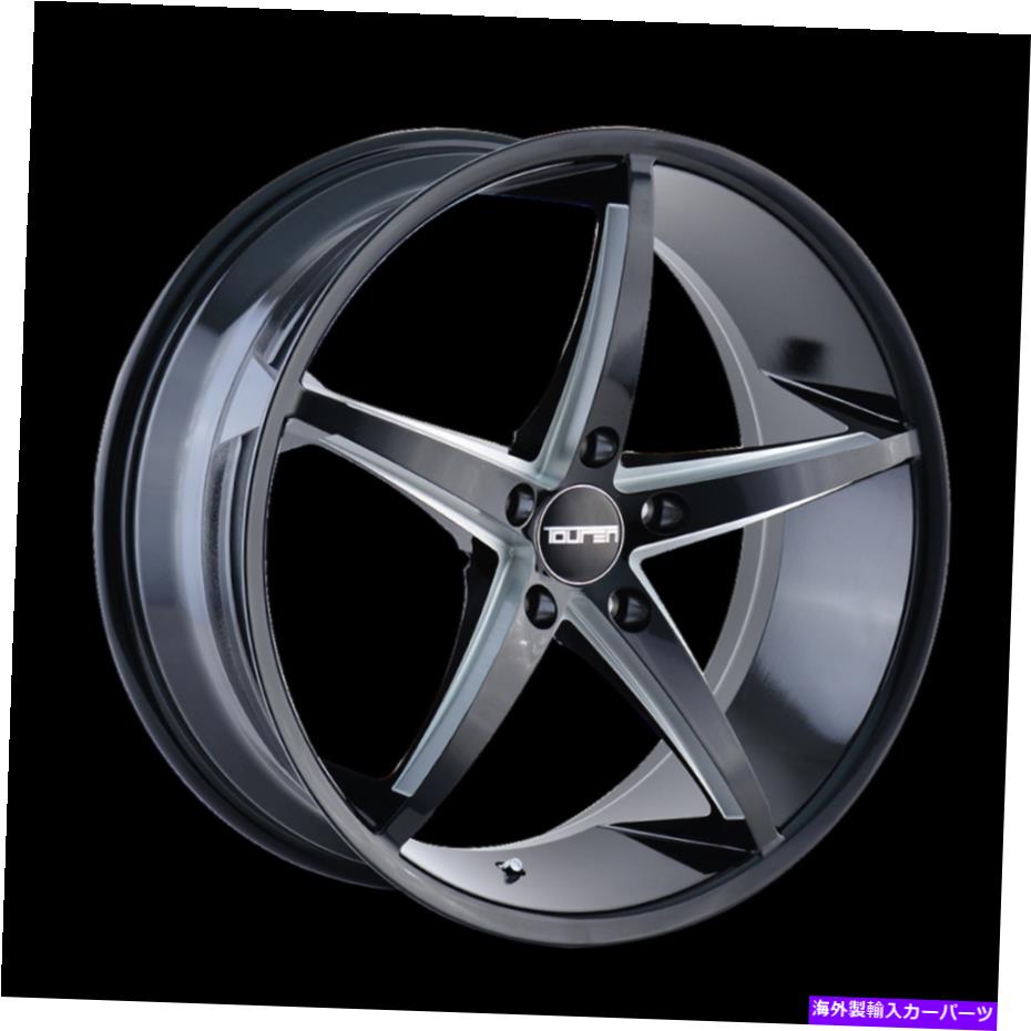ホイール　４本セット 18x8 Touren TR70ブラック/ミルドホイール5x120（35mm）セット4 18x8 TOUREN TR70 Black/Milled Wheels 5x120 (35mm) Set of 4【並行輸入品】