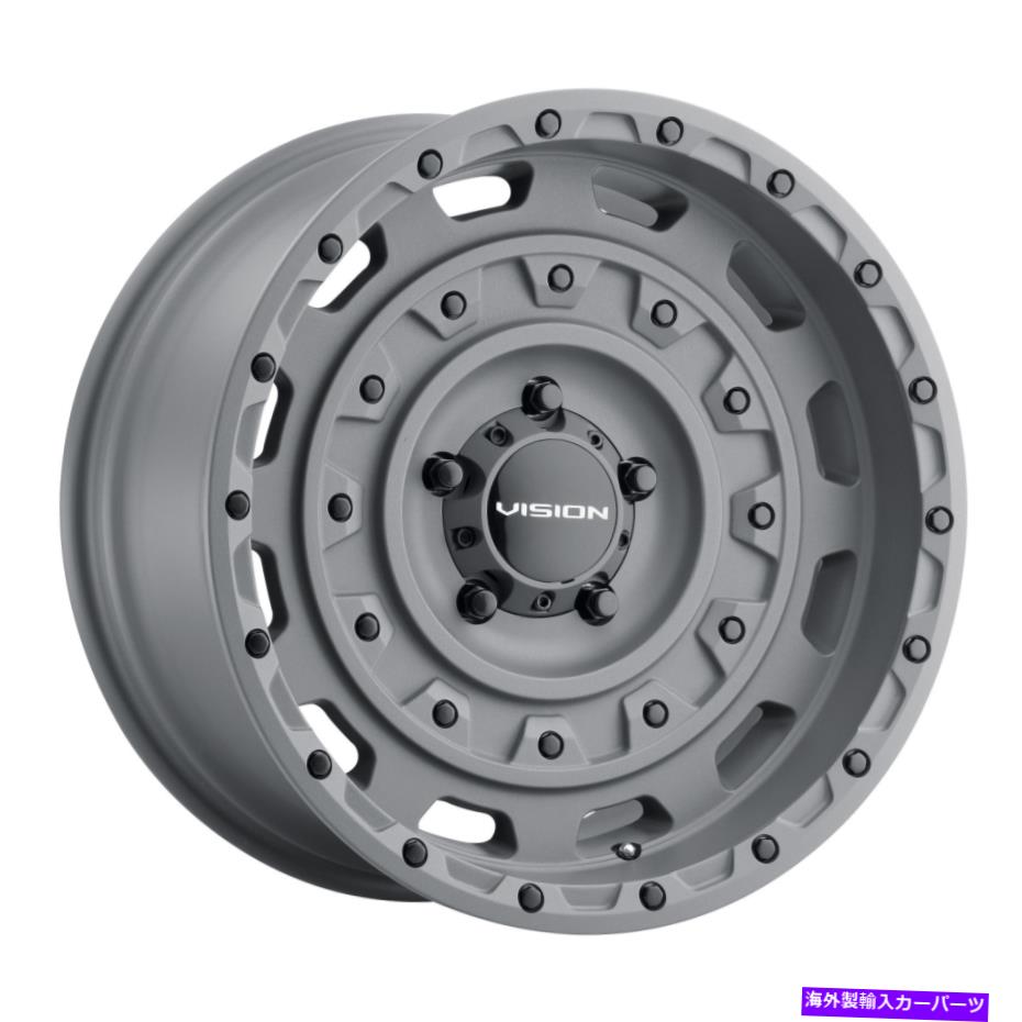 ホイール　４本セット 20x12 Vision 403戦術的なスラッシングガンメタルホイール5x5（-44mm）セット4 20x12 Vision 403 Tactical Thrashed Gun Metal Wheels 5x5 (-44mm) Set of 4【並行輸入品】