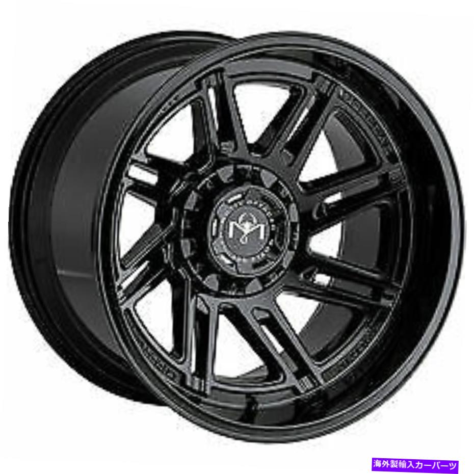 ホイール　４本セット 20x9 Motiv Off Road425B光沢ブラックホイール8x170（18mm）セット4 20x9 Motiv Off Road 425B Gloss Black Wheels 8x170 (18mm) Set of 4【並行輸入品】