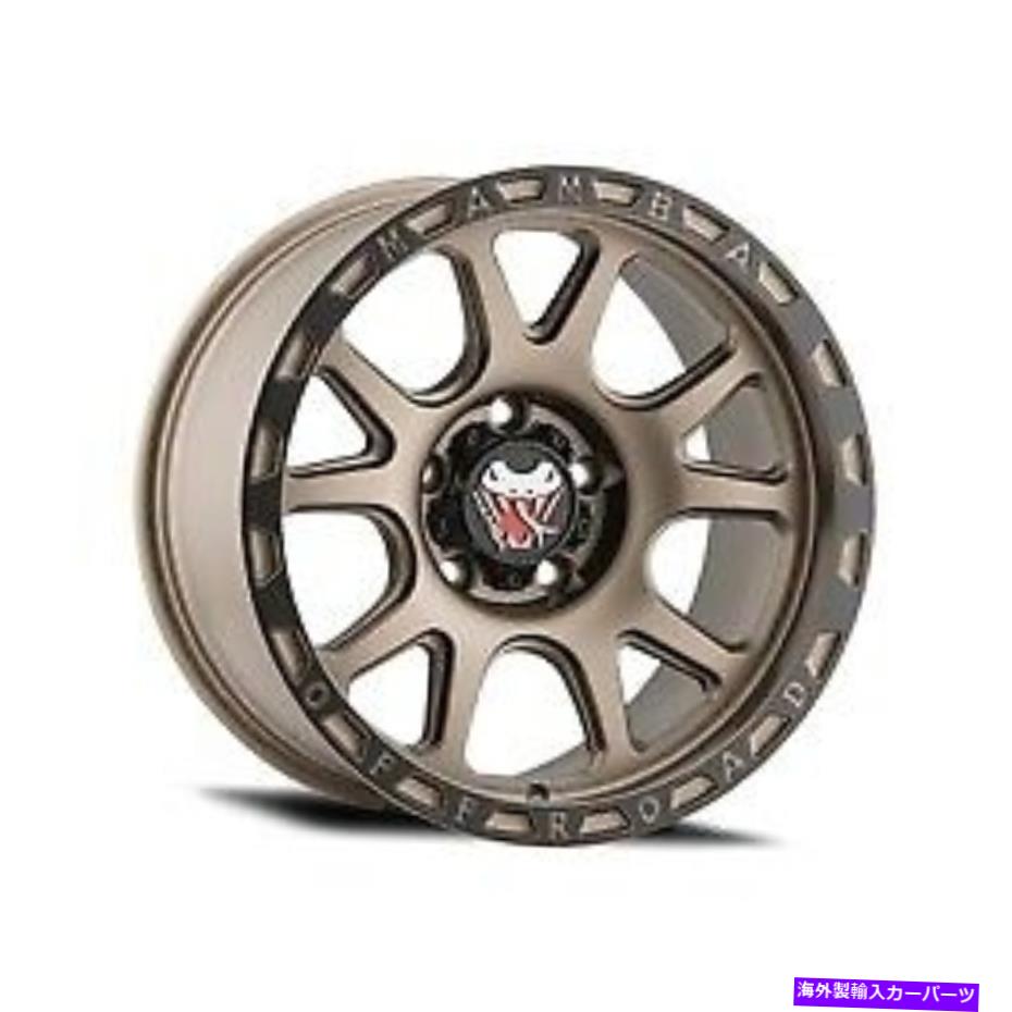 ホイール　４本セット 18x9 Mamba 599bz M27マットブロンズW/ブラックリップホイール5x139.7（12mm）セット4 18x9 Mamba 599BZ M27 Matte Bronze w/Black Lip Wheels 5x139.7 (12mm) Set of 4【並行輸入品】 315,266円