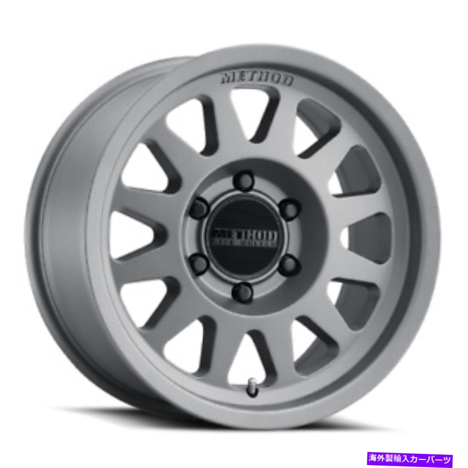 ホイール　４本セット 17x8.5メソッドMR704マットチタンホイール5x150（0mm）セット4のセット 17x8.5 Method MR704 Matte Titanium Wheels 5x150 (0mm) Set of 4【並行輸入品】