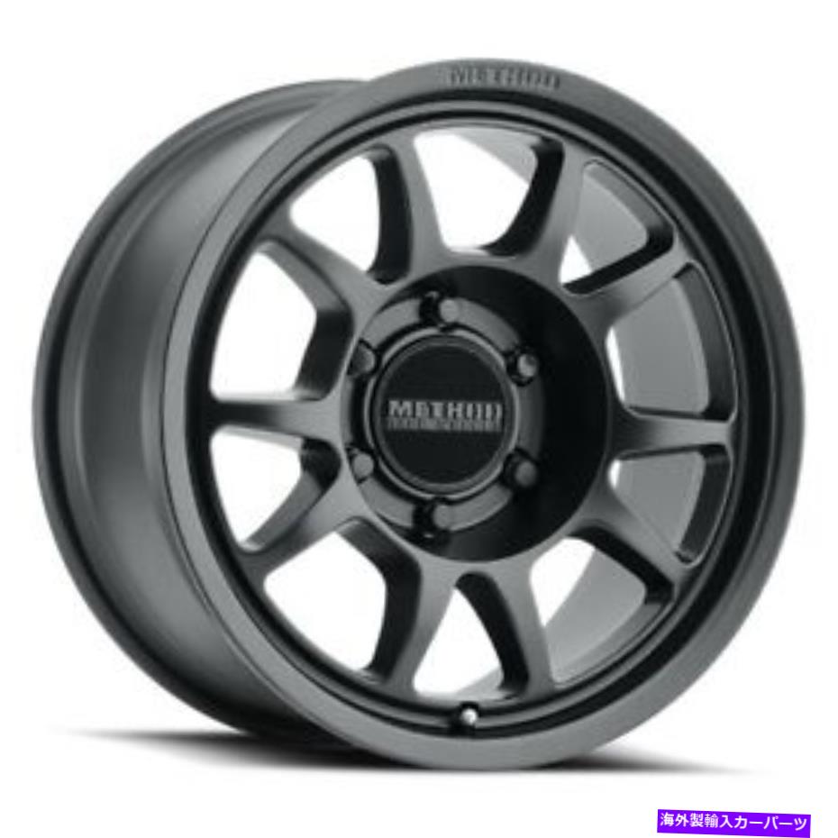 ホイール　４本セット 17x7.5メソッドMR702マットブラックホイール5x130（50mm）セット4 17x7.5 Method MR702 Matte Black Wheels 5x130 (50mm) Set of 4【並行輸入品】