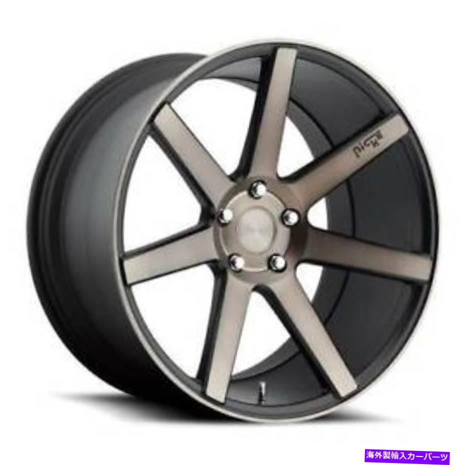 ホイール　４本セット 18x8 M150ニッチベローナブラック機械加工ホイール5x4.5（40mm）セット4 18x8 M150 Niche Verona Black Machined Wheels 5x4.5 (40mm) Set of 4【並行輸入品】