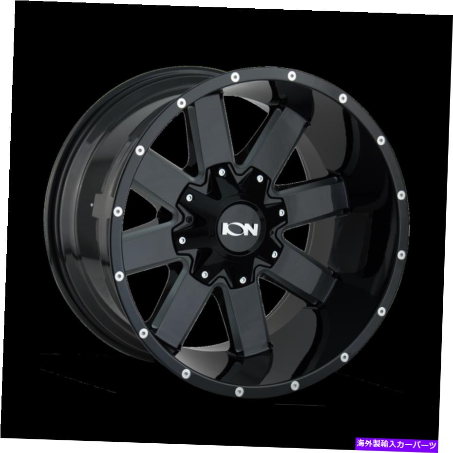 ホイール 4本セット 20x9イオン141サテンブラックホイール6x135/6x5.5(15mm)セット4 20x9 ION 141 Satin Black Wheels 6x135/6x5.5 (15mm) Set of 4【並行輸入品】|Us Custom Parts Shop USDM