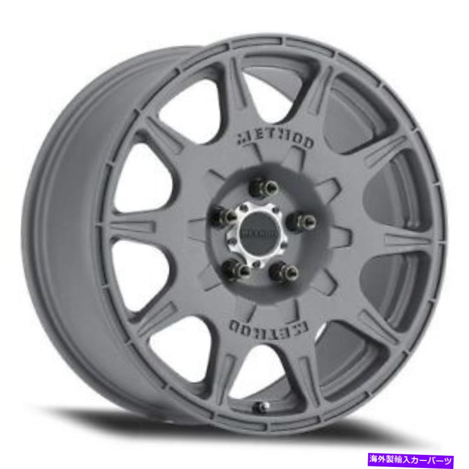 ホイール　４本セット 17x8メソッドMR502ラリーチタンホイール5x100（38mm）セット4 17x8 Method MR502 Rally Titanium Wheels 5x100 (38mm) Set of 4【並行輸入品】｜Us Custom Parts Shop USDM