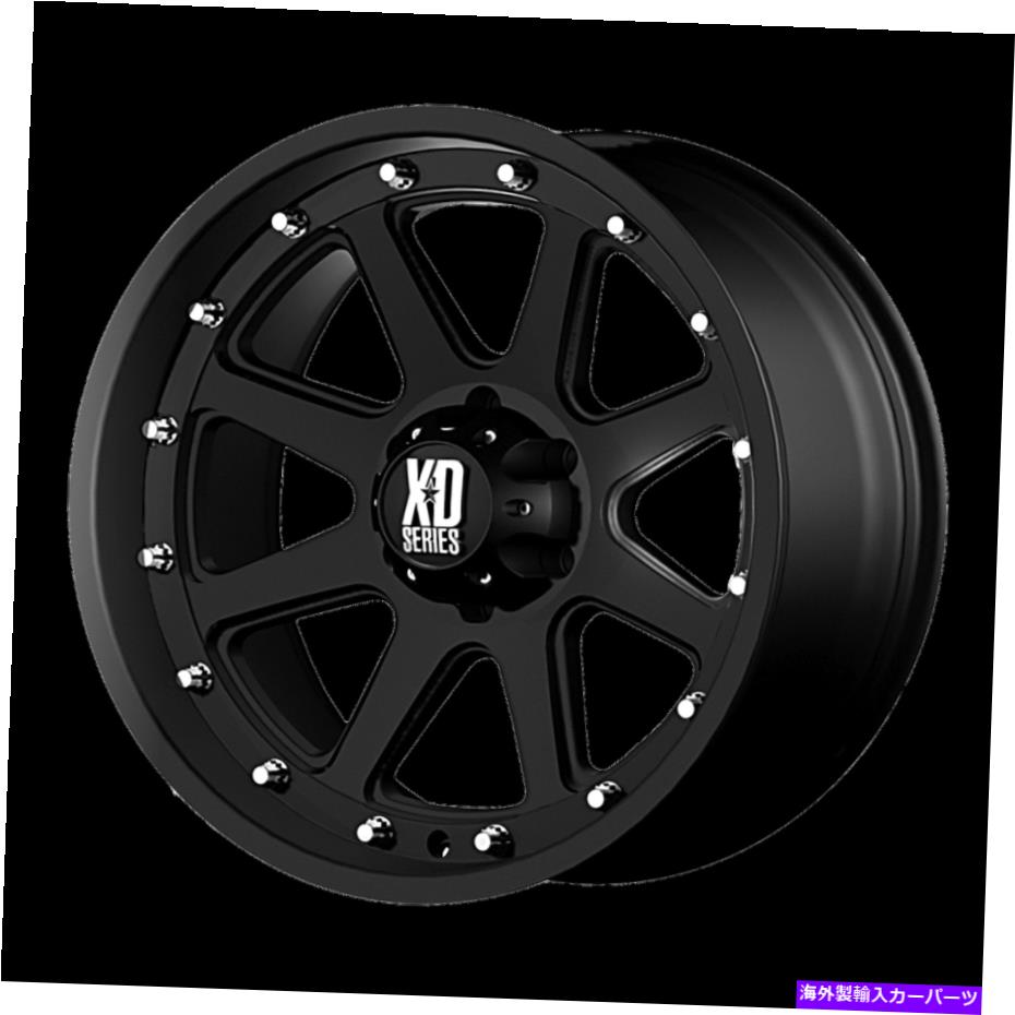 ホイール　４本セット 18x9 XDシリーズXD798マットブラックホイール5x5（-12mm）セット4 18x9 XD Series XD798 Matte Black Wheels 5x5 (-12mm) Set of 4【並行輸入品】