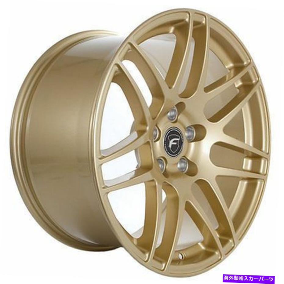 ホイール　４本セット 18x8.5 Fortestar RFシリーズF14Cゴールドホイール5x4.25（38mm）セット4 18x8.5 Forgestar RF Series F14C Gold Wheels 5x4.25 (38mm) Set of 4【並行輸入品】